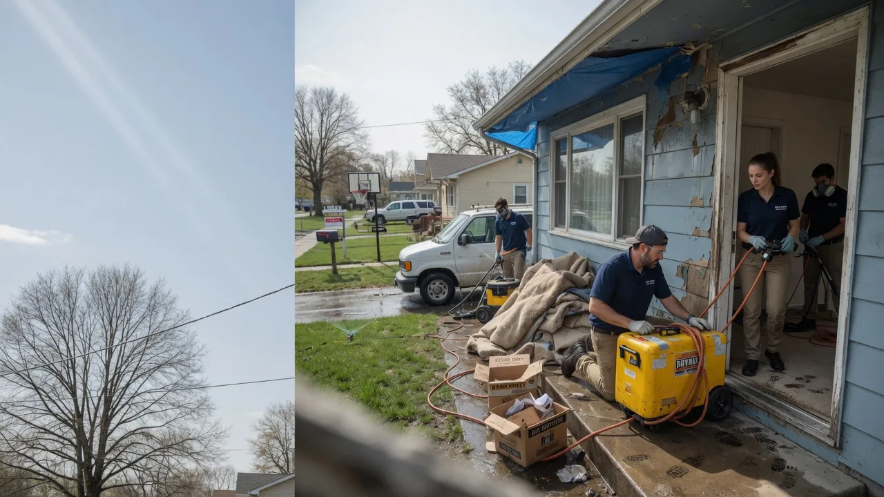 Basement Flood Cleanup in Oberon, ND near me